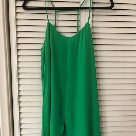 green slip dress topshop Unforgettable Plunging Neckline Ruched Mini Dress Teal main image 0